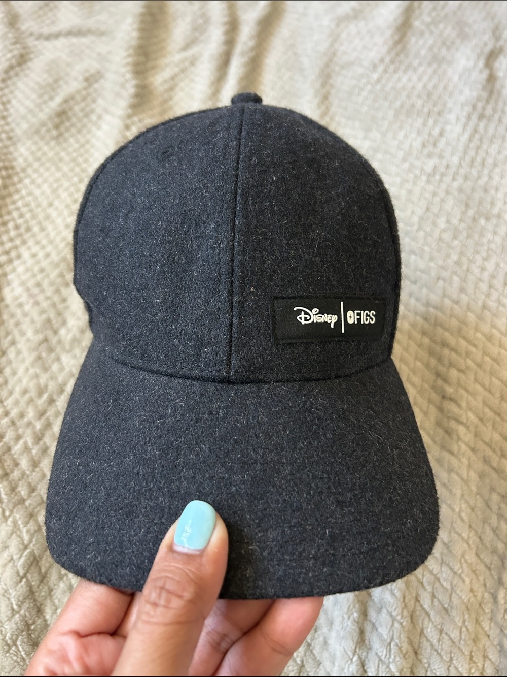 Disney Black Baseball Cap with Red Accent